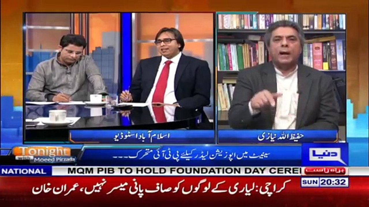 You are doing the same with Imran Khan that is doing Ram Khan- Hafeezullah Niazi gets hyper on Shehbaz Gil's allegations