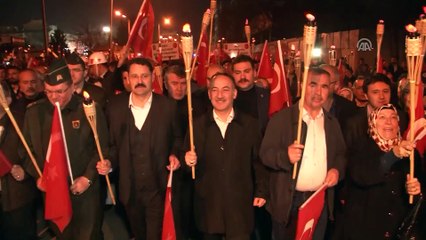 Şehitler anısına yürüyüş düzenlendi -KIRIKKALE