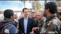 Siria: Assad fa visita alle truppe in Goutha Est