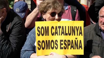 Demonstration für Spaniens Einheit