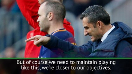 I'd love to finish the season unbeaten with Barcelona - Valverde