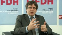 Puigdemont afirma que la independencia no es la única solución para Cataluña