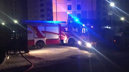 Başkentte İşçilerin Kaldığı Konteynerde Yangın