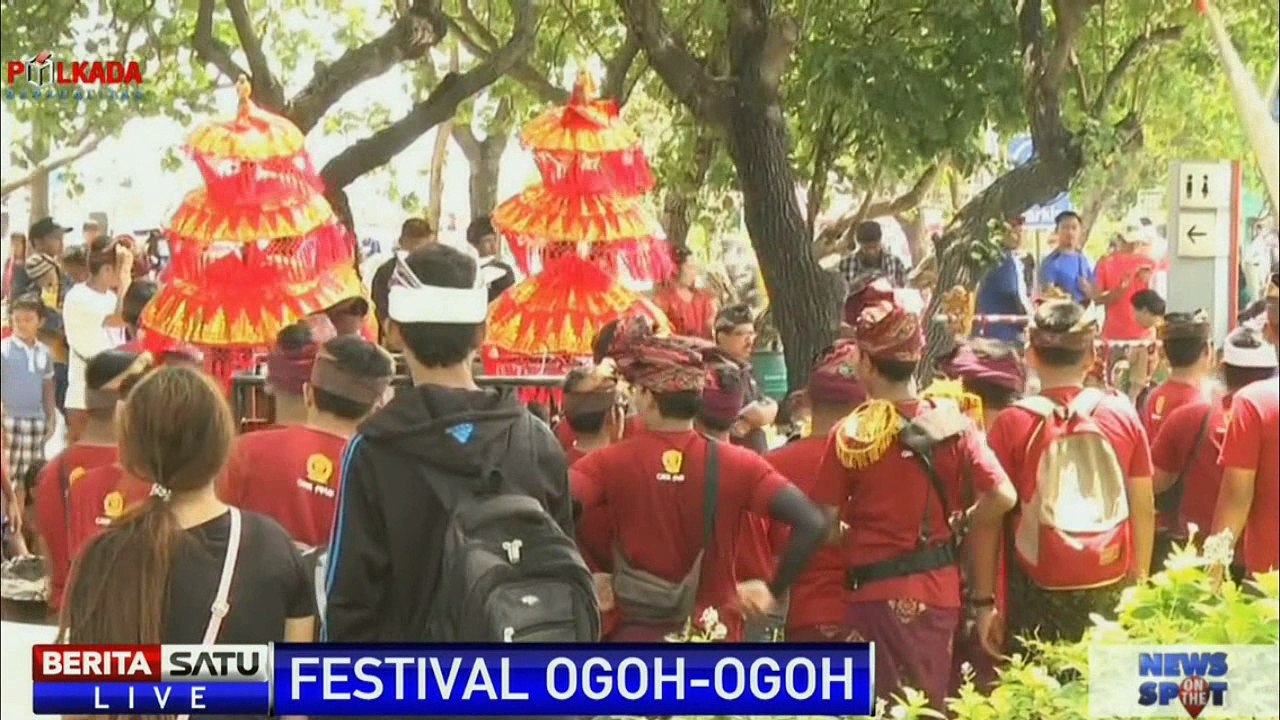 Persiapan Festival Ogoh-Ogoh di Ancol
