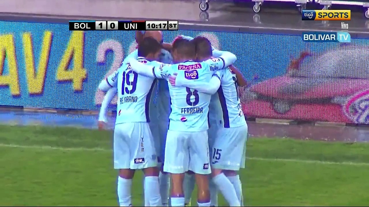 Bolívar 2 : 1  Universitario  -  Fecha 9 Torneo Apertura 2018