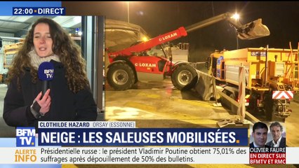 Neige: les saleuses mobilisées
