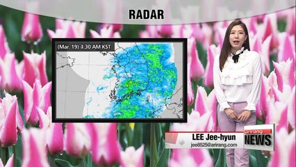 Nationwide rain to let up from northwestern regions _ 031918