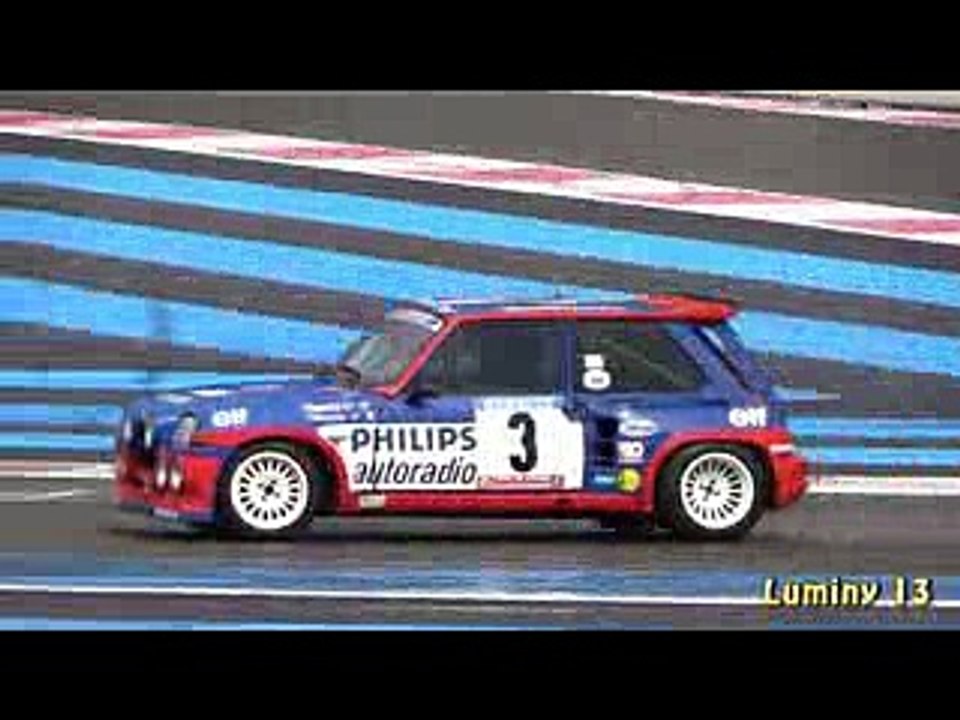 Jean Ragnotti R5 turbo maxi show rally historic car Castellet 29 Sept 2013