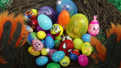 NEW Huge 101 Surprise Egg Opening Kinder Surprise Elmo Disney Pixar Cars Mickey Minnie Mouse