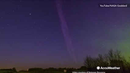 Unusual auroras called "STEVE"
