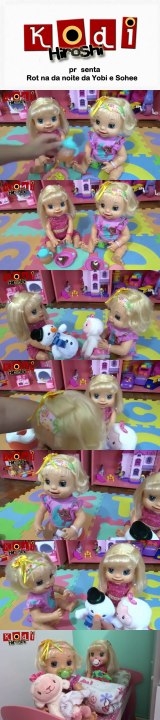 Rotina da noite da Yobi e Sohee