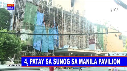 4, patay sa sunog sa Manila Pavilion