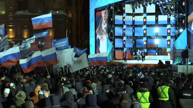 Putin logra victoria aplastante en presidenciales rusas