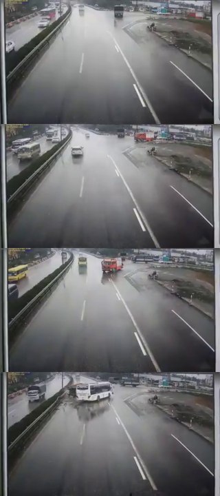 Xe cứu hỏa đi ngược chiều để làm nhiệm vụ va chạm với xe khách, 1 chiến sĩ PCCC tử vong