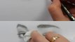 Drawing, shading and blending a minimalistic face with graphite pencils