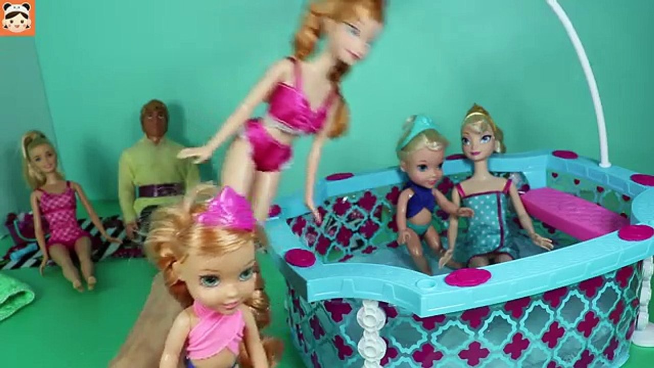 겨울왕국 엘사 안나 디즈니 공주 동화책 애니메이션 어린이 수영장 장난감 놀이 ! 공주동화 프린세스 베이비돌 아기 인형 장난감 애니 인형극 예요 | 보라미 TV BoramiTV