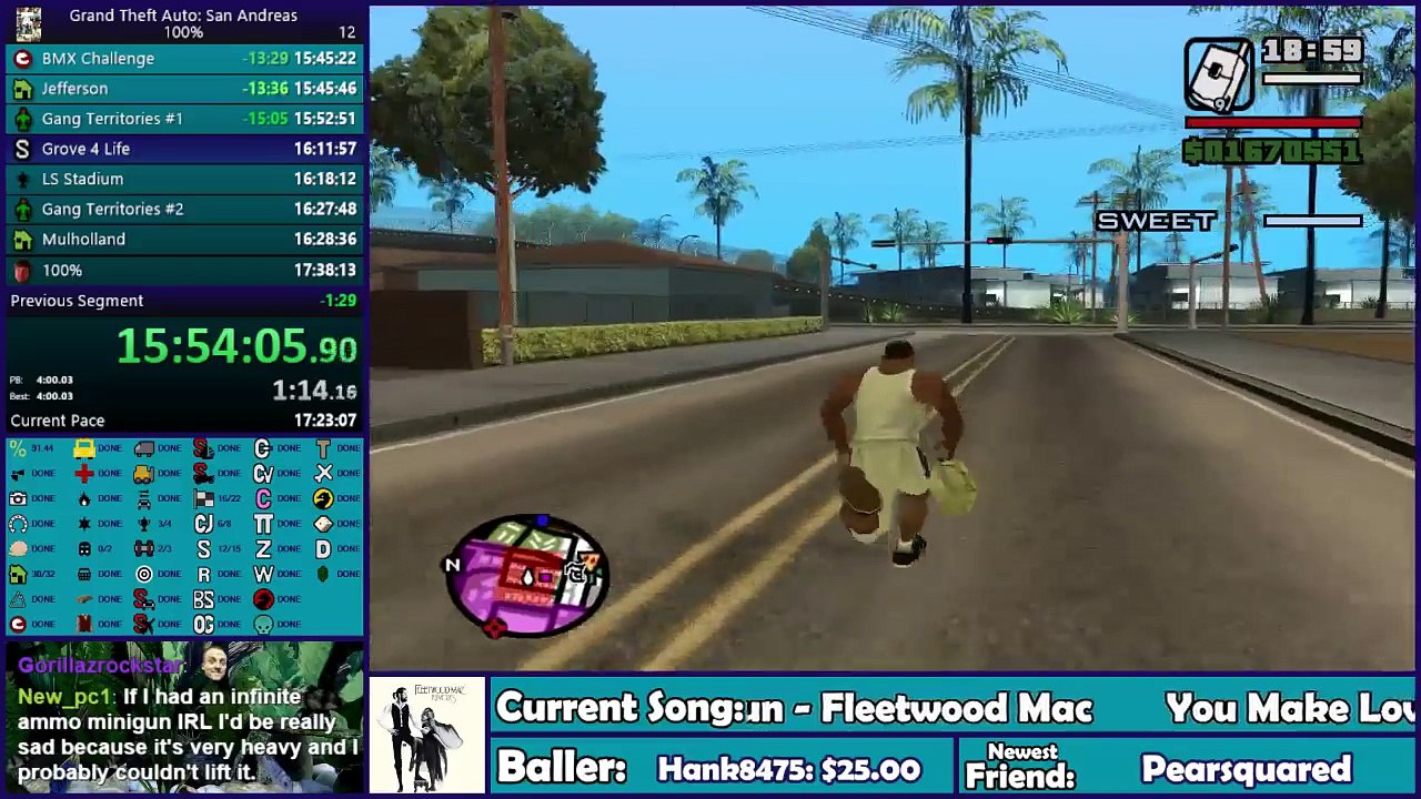 GTA San Andreas Speedrunning FAILS and FUNNY MOMENTS Part IV!
