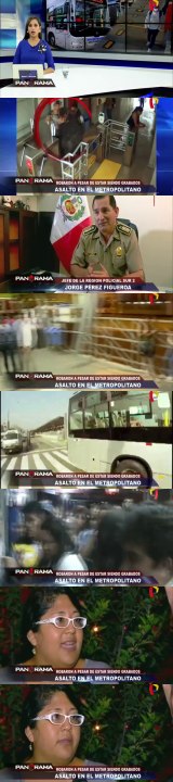 Asalto en el Metropolitano: a pesar de ser grabados delincuentes hacen de las suyas