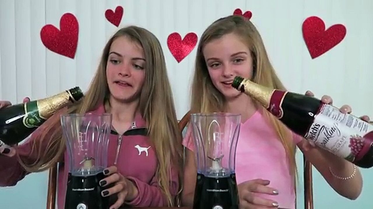 Valentine Smoothie Challenge ~ Jacy and Kacy