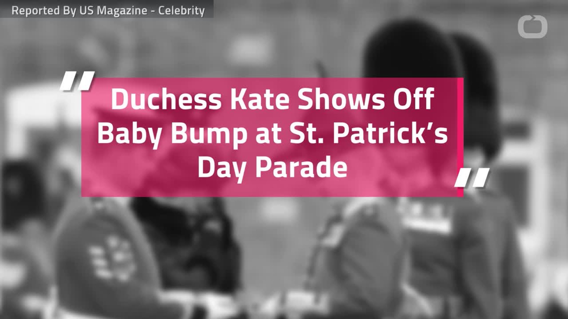 ⁣Duchess Kate Shows Off Baby Bump at St. Patrick’s Day Parade