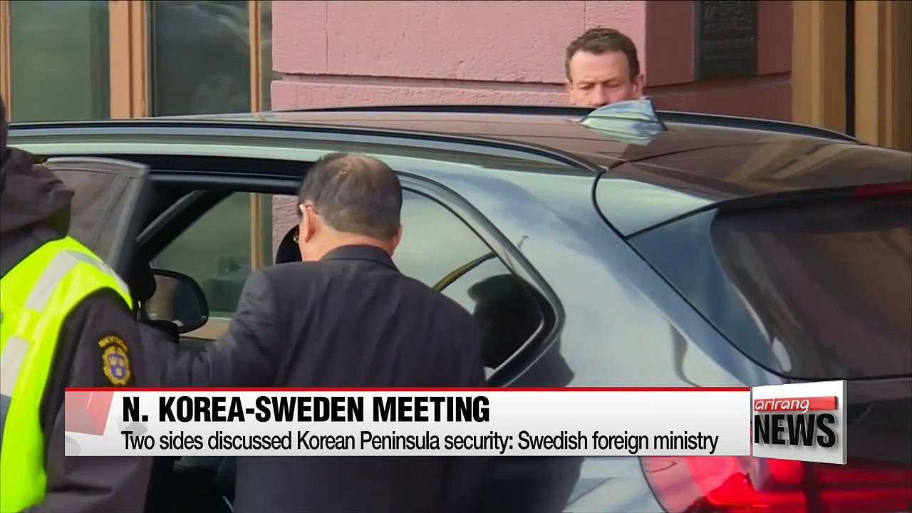 Swedish, N. Korean FMs wrap up rare talks