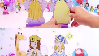 Disney Princesita Sofía Primera y Amber Juego de vestir . Juguetes de Sofía