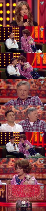 У вас с Кравец было - Владимир Зеленский смотрит Квартал с родителями - Новый Вечерний Квартал 2018