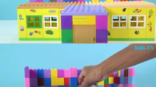 Peppa Pig Blocks Mega House LEGO Creations Sets With Masha And The Bear Legos Toys For Kids #19