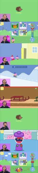 Peppa Pig Estaciones Otoño e Invierno App Gameplay