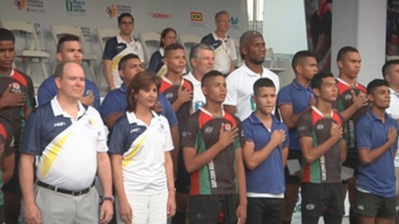 Alberto II de Mónaco asistió en Colombia a final de partido de rugby