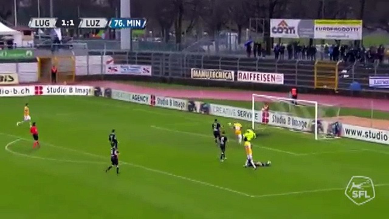 Lugano 1:2 Luzern (Switzerland. Super League. 18 March 2018)