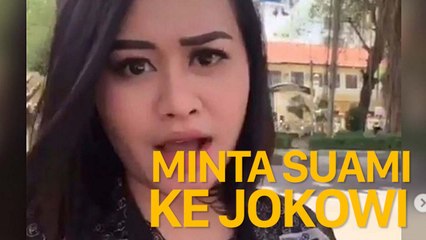 Bukan Sepeda, Wanita Ini Minta Suami ke Presiden Jokowi