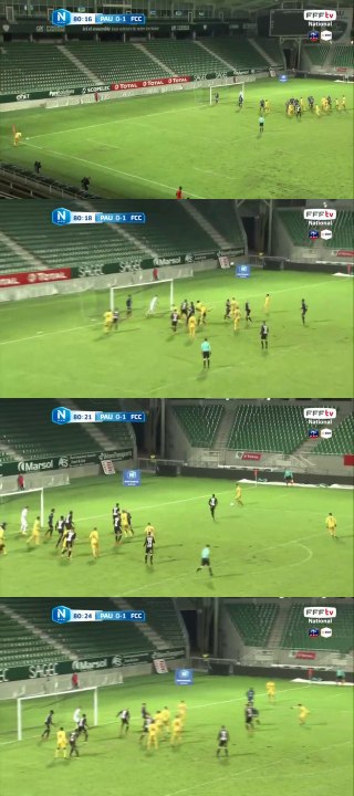 La frappe de KRAICHI est détournée en corner.