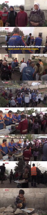 Türkiye'den terörden arındırılan bölgelere insani yardım