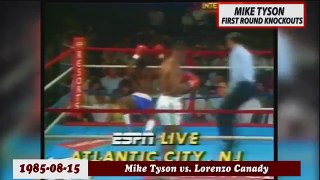 Mike Tyson - All First Round Knockouts