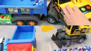 Play Doh Dots Pororo Truck Dump Tayo the Little Bus Toys 뽀로로 포크레인 꼬마버스 타요 장난감