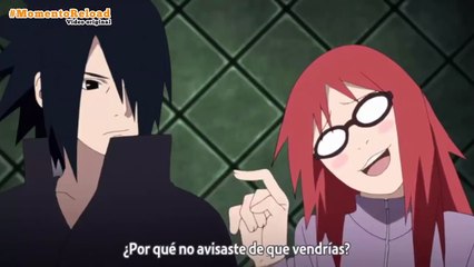 Karin se reencuentra con Sasuke y piensa que Chino es su novia | Sub Español