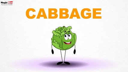 Cabbage - Vegetables - Pre School - Learn Spelling Videos For Kids