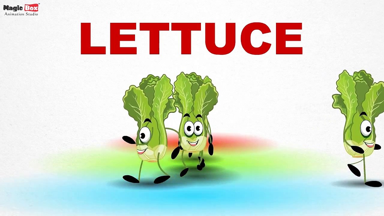 Lettuce Vegetables Pre School Learn Spelling Videos For Kids