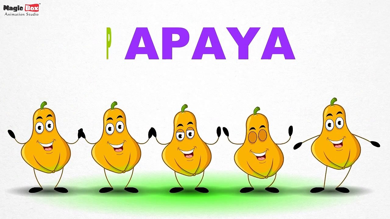 Papaya   Fruits   Pre School   Learn Spelling Videos For Kids ...