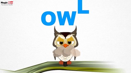 Owl - Birds - Pre School - Learn Spelling Videos For Kids