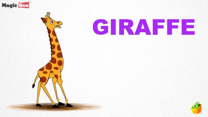 Giraffe - Animal Alphabet - Pre School - Learn Spelling Videos For Kids
