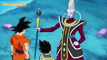 Goku y Vegeta se sorprenden al ver a Wiss pisando excremento | Latino