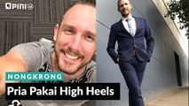 #1MENIT | Pria Pakai High Heels