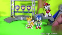 SONIC THE HEDGEHOG Video with Paw Patrol at Paw Patrol Training Center SONIC VIDEO Parody