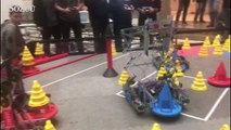 Liseli öğrenciler Berlin'de düzenlenen VEX Robotics yarışmasında şampiyon oldu