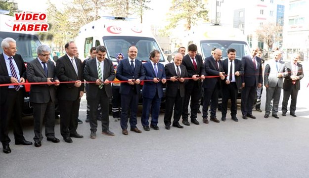 (19 Mart 2018) İL SAĞLIK MÜDÜRLÜĞÜ 3 YENİ 112 ACİL SAĞLIK AMBULANSI TÖRENLE HİZMETE GEÇİRİLDİ