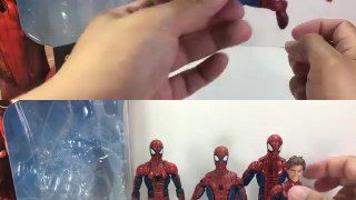 Marvel Legends Spider Man Homecoming Spider Man Stark Suit Chefatron Toy Review