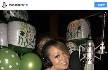 Mariah Carey is back in the studio