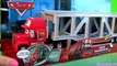 Talking Mack Truck Ramp Transporter + Bug Mouth Lightning McQueen Cars by Funtoys Disney Toy Review